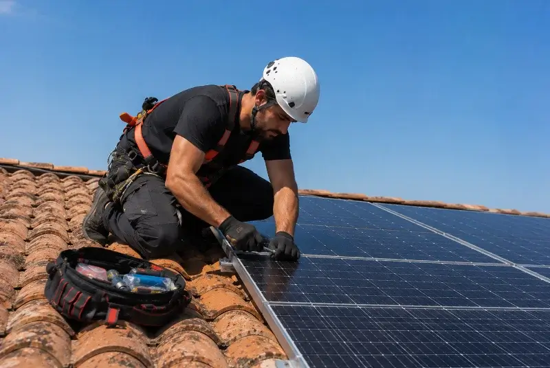 Maintenance et monitoring de panneaux solaires à Vitrolles