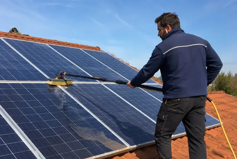 Nettoyage et entretien de panneaux solaires à Vitrolles
