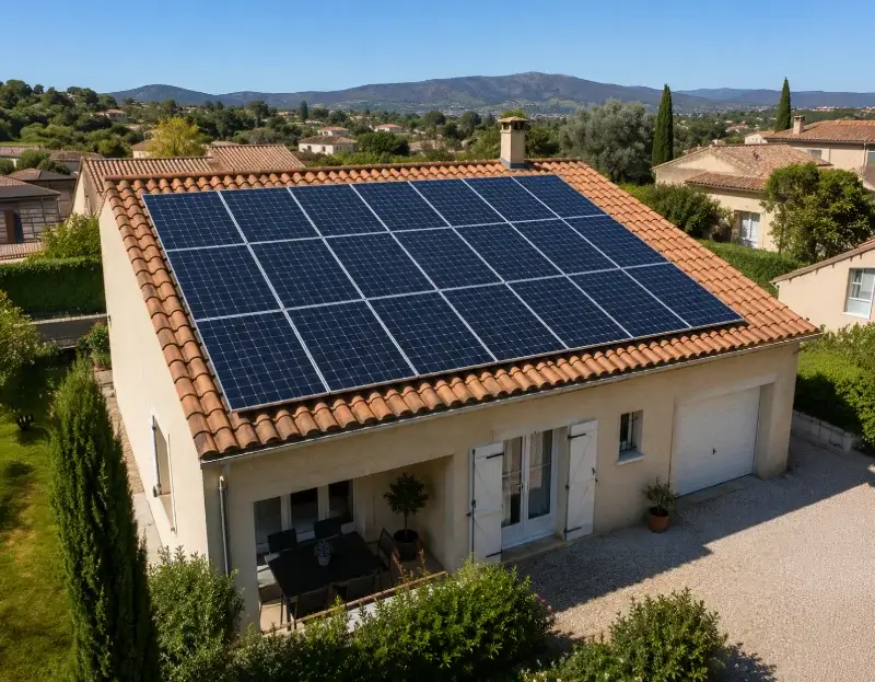 Prime à l'autoconsommation panneaux solaires Vitrolles — aide financière de l'État